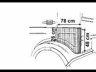 3062133 Van Wezel Крыло заднее