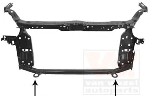 3389678 Van Wezel Передняя панель кузова для Nissan Qashqai