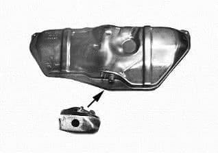 3730088 Van Wezel Паливний бак для Opel Kadett