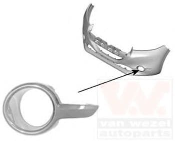 4034597 Van Wezel Облицовка бампера для Peugeot 208