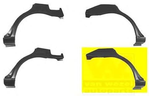 8224144 Van Wezel Крыло заднее для Hyundai Accent