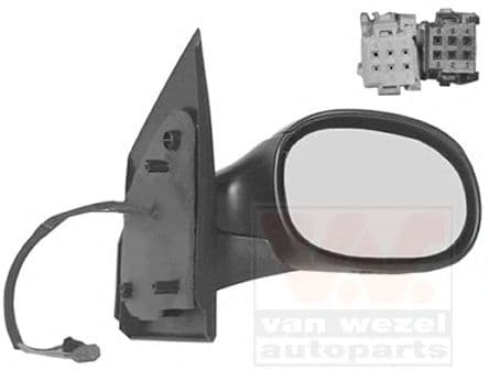 0917808 Van Wezel Зовнішнє дзеркало для Citroen C2
