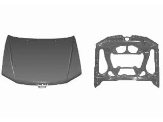 4038670 Van Wezel Капот для Peugeot 306