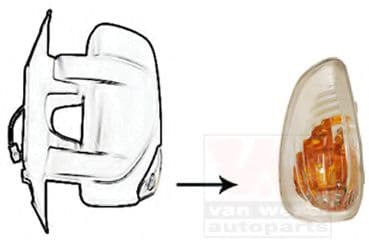 3799917 Van Wezel Фонарь указателя поворота