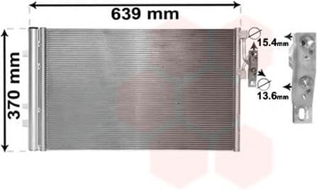 06005479 Van Wezel Радіатор кондиціонера