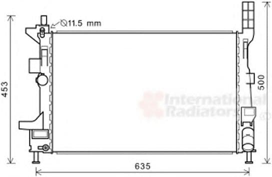 18002578 Van Wezel Радіатор охолодження двигуна
