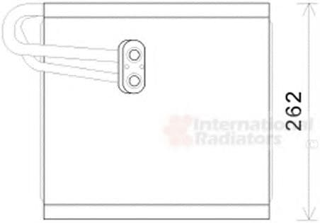 8200V371 Van Wezel Испаритель кондиционера для Hyundai i40