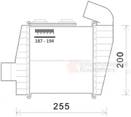83004232 Van Wezel Интеркулер