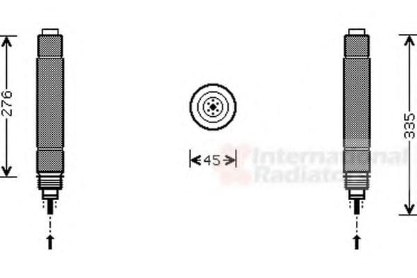 0900D204 Van Wezel Осушитель кондиционера