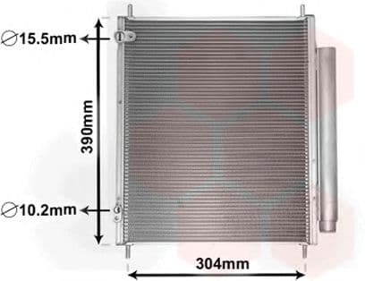 32005244 Van Wezel Радіатор кондиціонера