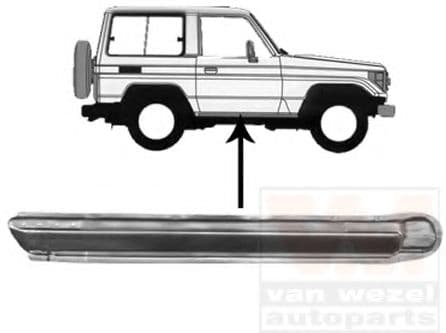 5379102 Van Wezel Поріг для Toyota Land Cruiser
