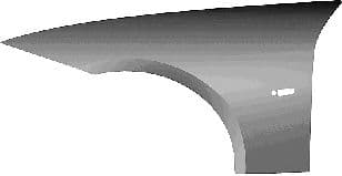 0657656 Van Wezel Крило переднє для BMW 3 Series