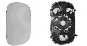 1636839 Van Wezel Скло зовнішнього дзеркала для Fiat Doblo