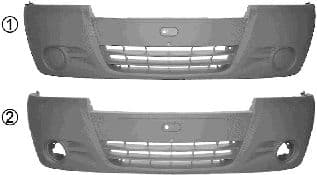 3795571 Van Wezel Бампер для Opel Vivaro