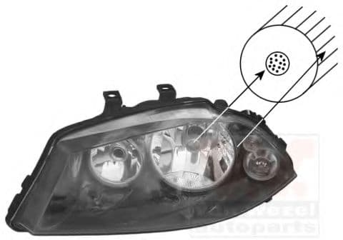 4917964 Van Wezel Основна фара