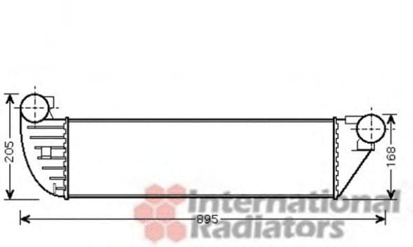 43004397 Van Wezel Интеркулер