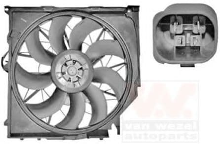 0680747 Van Wezel Вентилятор системи охолодження двигуна для BMW X3
