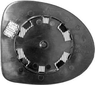 4371832 Van Wezel Скло зовнішнього дзеркала для Renault Twingo