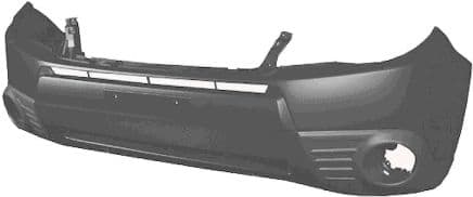 5153572 Van Wezel Бампер для Subaru Forester