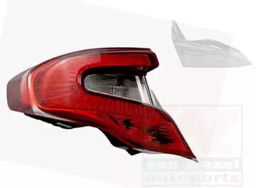 1717923 Van Wezel Задній ліхтар для Fiat Tipo