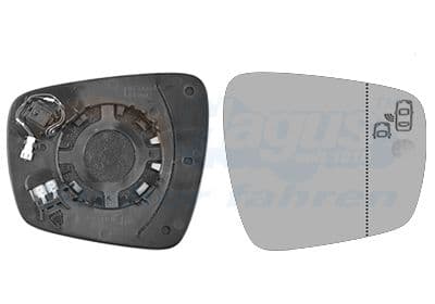 4424836 Van Wezel Стекло наружного зеркала