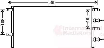 28002131 Van Wezel Радіатор охолодження двигуна для Iveco Daily VI