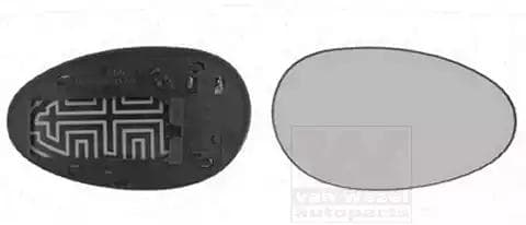 0211838 Van Wezel Стекло наружного зеркала