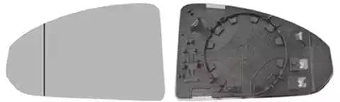 0387837 Van Wezel Стекло наружного зеркала для Audi TT