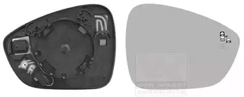 0979838 Van Wezel Стекло наружного зеркала