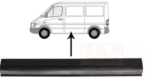 3076107 Van Wezel Крило заднє