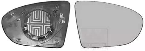 3388838 Van Wezel Скло зовнішнього дзеркала для Nissan Qashqai