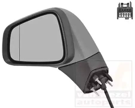 3775807 Van Wezel Зовнішнє дзеркало для Opel Mokka