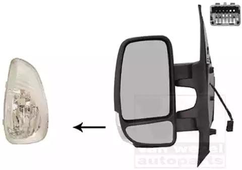 3799817 Van Wezel Зовнішнє дзеркало