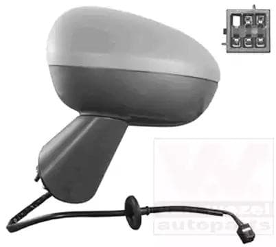 3860807 Van Wezel Зовнішнє дзеркало для Opel Meriva