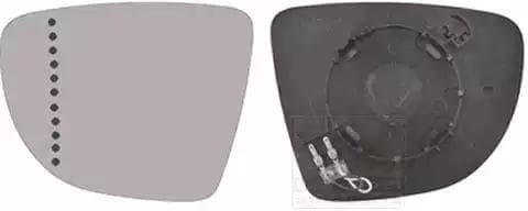 4373837 Van Wezel Скло зовнішнього дзеркала