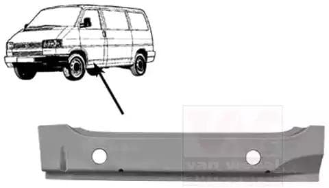 5874271 Van Wezel Дверь для Volkswagen Transporter