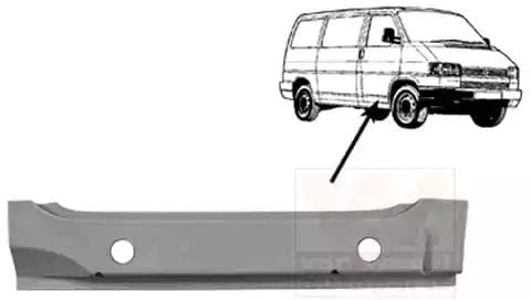 5874272 Van Wezel Двері для Volkswagen Transporter