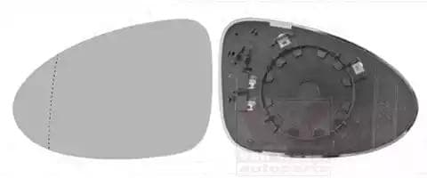 7421837 Van Wezel Скло зовнішнього дзеркала для Porsche Macan