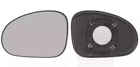 8107831 Van Wezel Скло зовнішнього дзеркала для Chevrolet Matiz