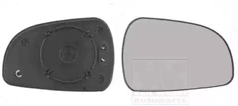 8245838 Van Wezel Скло зовнішнього дзеркала для Hyundai Matrix