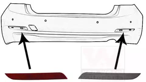 0670939 Van Wezel Светоотражатель