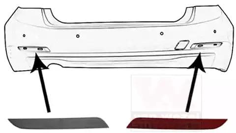 0670940 Van Wezel Светоотражатель