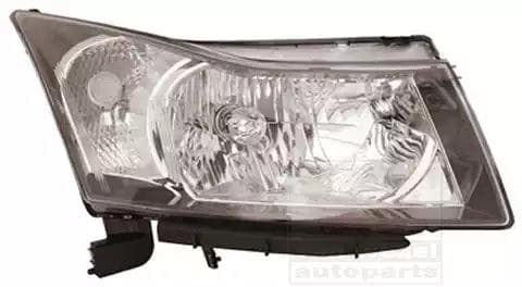 0820964 Van Wezel Основна фара для Chevrolet Cruze