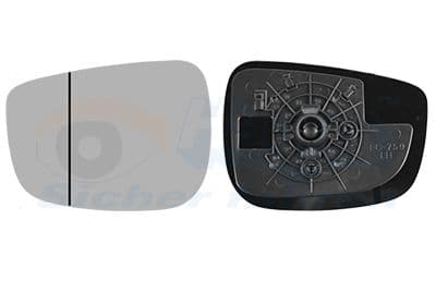 2791831 Van Wezel Стекло наружного зеркала