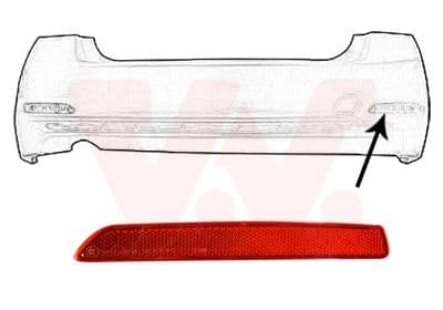 0693940 Van Wezel Светоотражатель для BMW 3 Series