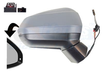 0374808 Van Wezel Зовнішнє дзеркало для Audi Q2