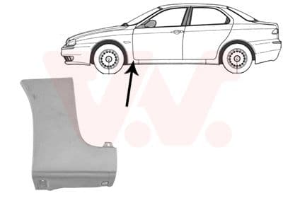 0156155 Van Wezel Крило переднє для Alfa Romeo 156