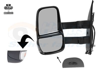 2817817 Van Wezel Наружное зеркало для Iveco Daily VI