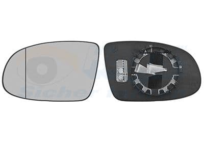 3715837 Van Wezel Стекло наружного зеркала для Opel Omega