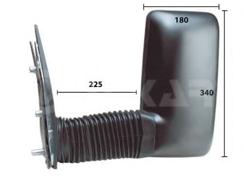 9219977 Alkar Наружное зеркало для Iveco Daily III